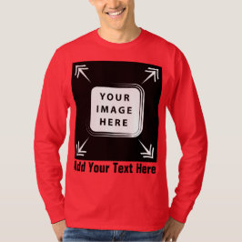 独自のテンプレートカスタムギフトのパーソナライズされた作成 Tシャツ