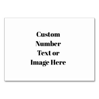 独自のテーブ結婚ル番号の作成 – カスタム テーブルナンバー