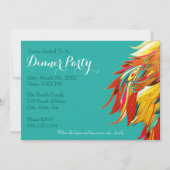 独自のディナーパーティの招待状の作成 招待状 (正面)