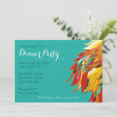 独自のディナーパーティの招待状の作成 招待状 (スタンド正面)