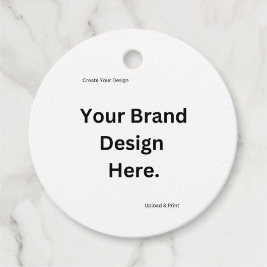 独自のデザインおよびプリントメッセージカードの作成 フェイバータグ (正面)