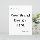 独自のデザインおよびプリント紙シートの作成 (スタンド正面)