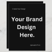 独自のデザインおよびプリント紙シートの作成 (正面/裏面)