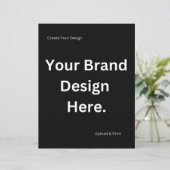 独自のデザインおよびプリント紙シートの作成 (スタンド正面)