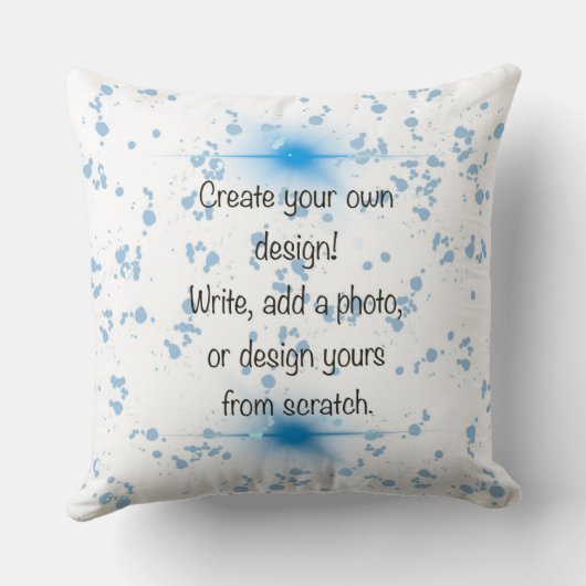独自のデザインとフォトデコーユニークトの贈り物を作成 クッション (裏面)