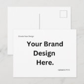 独自のデザインとプリントの作成 シーズンポストカード (正面/裏面)