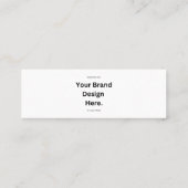 独自のデザインとプリントの作成 スキニー名刺 (裏面)