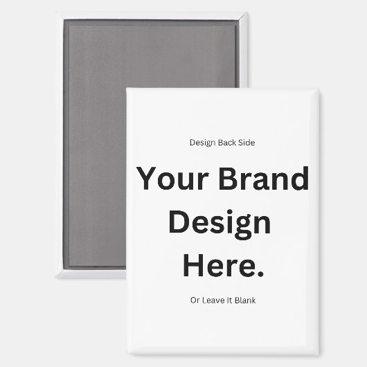 独自のデザインとプリントの作成 マグネット (正面/裏面)