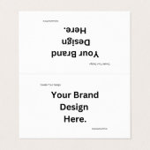 独自のデザインとプリントの作成 名刺 (外部フラット)