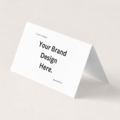 独自のデザインとプリントの作成 名刺 (裏面)