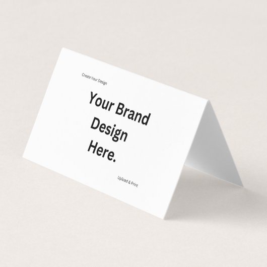 独自のデザインとプリントの作成 名刺 (正面)