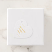 独自のデザインとプリントフォイルメッセージカードの作成 フェイバータグ (箱)