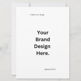 独自のデザインとプリントフラットカードの作成