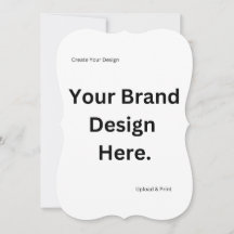 独自のデザインとプリントフラットカードの作成