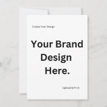 独自のデザインとプリントフラットホリデーカードの作成