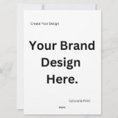 独自のデザインとプリントフラットホリデーカードの作成 シーズンカード (裏面)