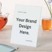 独自のデザインとプリントペデスタルのサインを作成 台座サイン (インサイチュ)