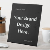 独自のデザインとプリントペデスタルのサインを作成 台座サイン (インサイチュ)