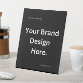 独自のデザインとプリントペデスタルのサインを作成 台座サイン (インサイチュ)