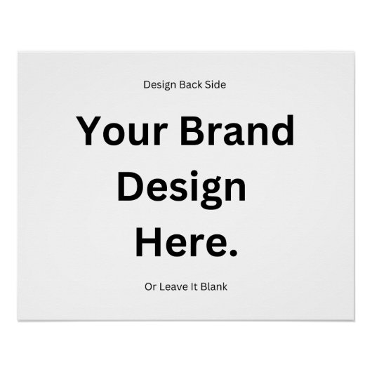 独自のデザインとプリント光沢ポスターの作成 ポスター (正面)