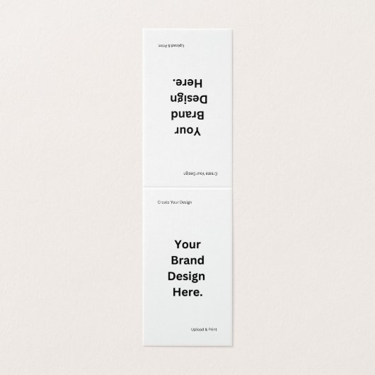 独自のデザインとプリント折り畳みカードの作成 (外部フラット)