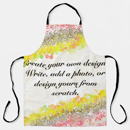 独自のデザインと写真のギフトを作成ユニークする エプロン (正面)