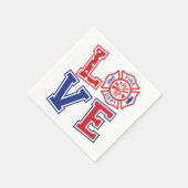 独自のデザインと文字の作成 – ナプキンナプキンス スタンダードカクテルナプキン (角)