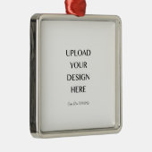 独自のデザインのアップロード メタルオーナメント (右)
