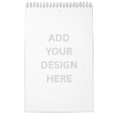 独自のデザインの小さなペー独身のジ予定表の作成 カレンダー (カバー)