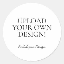 独自のデザインをアップロードして、カスタムステッカーを印刷する ラウンドシール