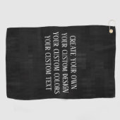 独自のデザインを作成する – カスタムデザイン ゴルフタオル (横)