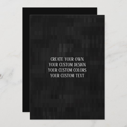 独自のデザインを作成する – カスタムデザイン サンキューカード (正面/裏面)