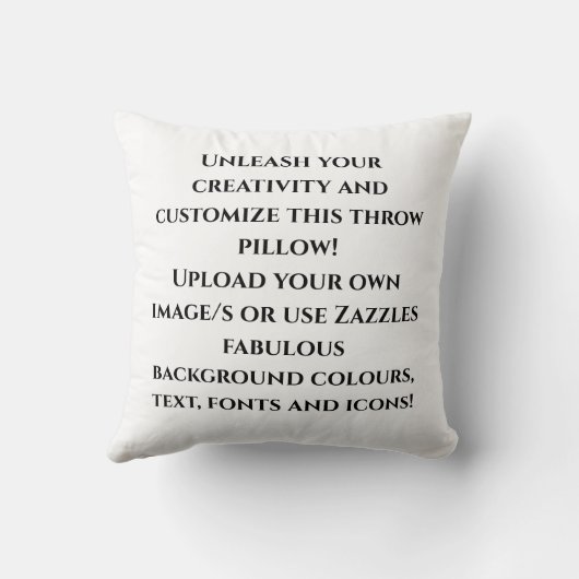 独自のデザインを作成カスタムパーソナライズされた クッション (裏面)