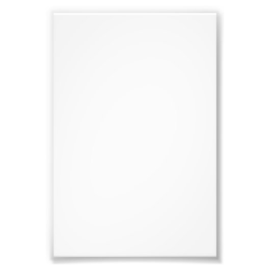 独自のデザインを作成4" x 6"サテン フォトプリント            (正面)