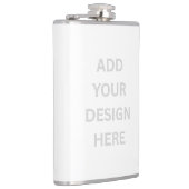 独自のデザインを作成8 ozビニールフラスコ包まれたク フラスク (右)