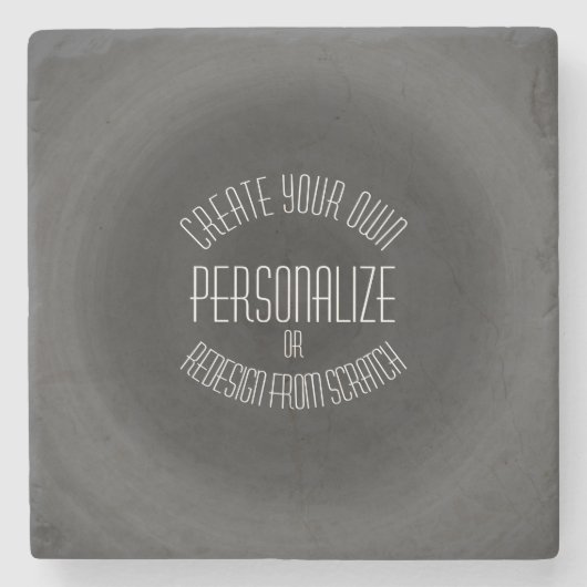 独自のデザインを作成 – カスタムデザイン ストーンコースター (正面)