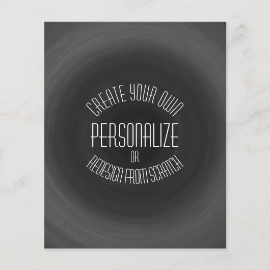 独自のデザインを作成 – カスタムデザイン チラシ (正面)