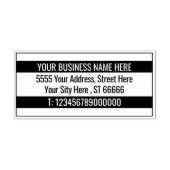 独自のデザインアドレスラバースタンプテンプレート ラバースタンプ (インプリント)