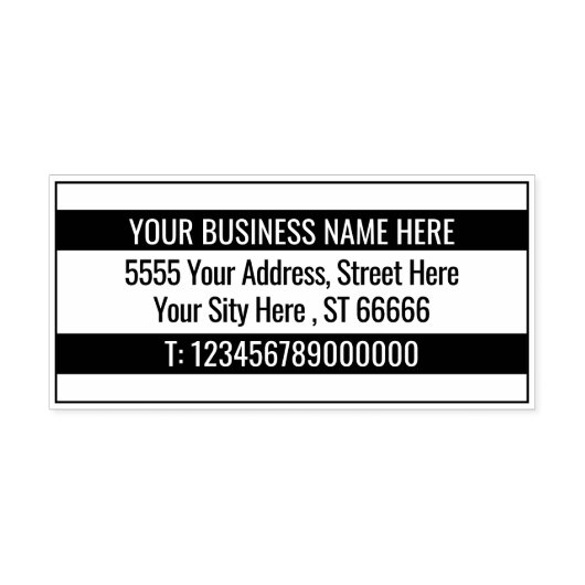 独自のデザインアドレスラバースタンプテンプレート ラバースタンプ (インプリント)