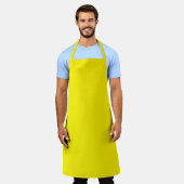 独自のデザインオールオーバープリント大型エプロンの作成 エプロン (着用した状態)