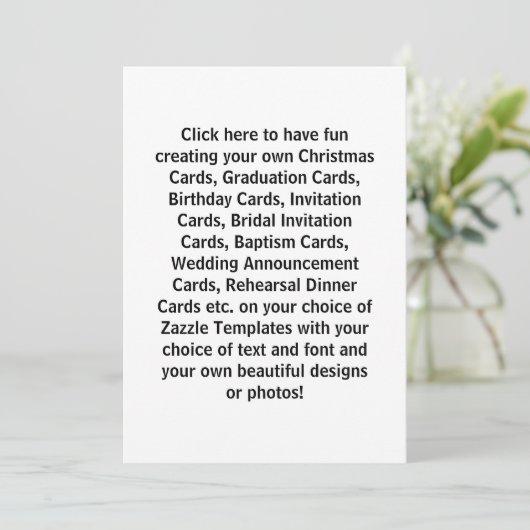 独自のデザインカードと招待状の作成 招待状 (スタンド正面)