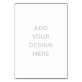 独自のデザインテーブルカードの作成 テーブルナンバー (正面)