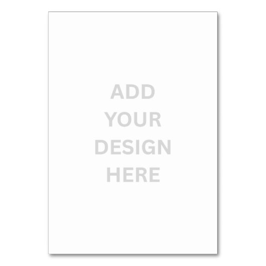 独自のデザインテーブルカードの作成 テーブルナンバー (正面)