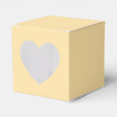 独自のデザインハートカットアウトフェイスボックスの作成 フェイバーボックス (正面サイド)