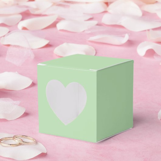 独自のデザインハートカットアウトフェイスボックスの作成 フェイバーボックス (ウェディング)