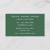 独自のデザインパーソナライズされた名刺 名刺 (正面)