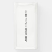 独自のデザインビニールバナーの作成、2'x1'バナー 横断幕 (縦)