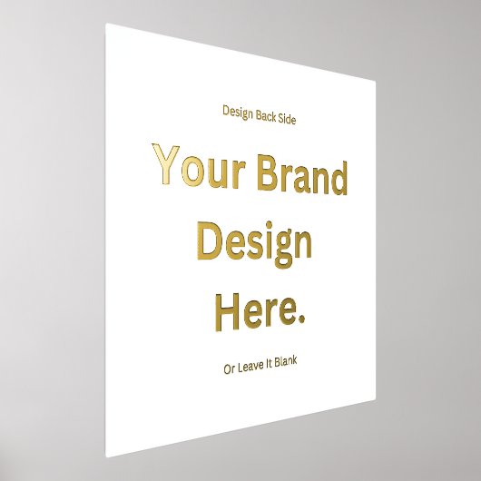 独自のデザインフォイルプリントの作成 箔ポスター (レイダウン)