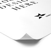 独自のデザインポートレートポスターの作成 ポスター (角)