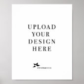 独自のデザインポートレートポスターの作成 ポスター (正面)